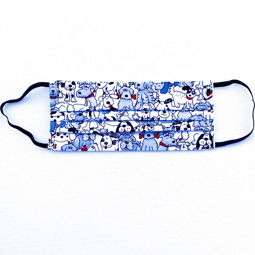 Puppy Dogs Cotton Face Mask Without Filter Pocket - Picture 4 of 4